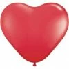 Qualatex 90cm Jumbo Heart Balloon - Red WEDDINGS
