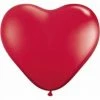 Qualatex 90cm Jumbo Heart Balloon - Ruby Red