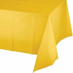 Favor Lane Table Covers Rectangle School Bus Yellow Tablecover