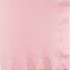 Favor Lane Classic Pink Paper Cocktail Napkins 50pk