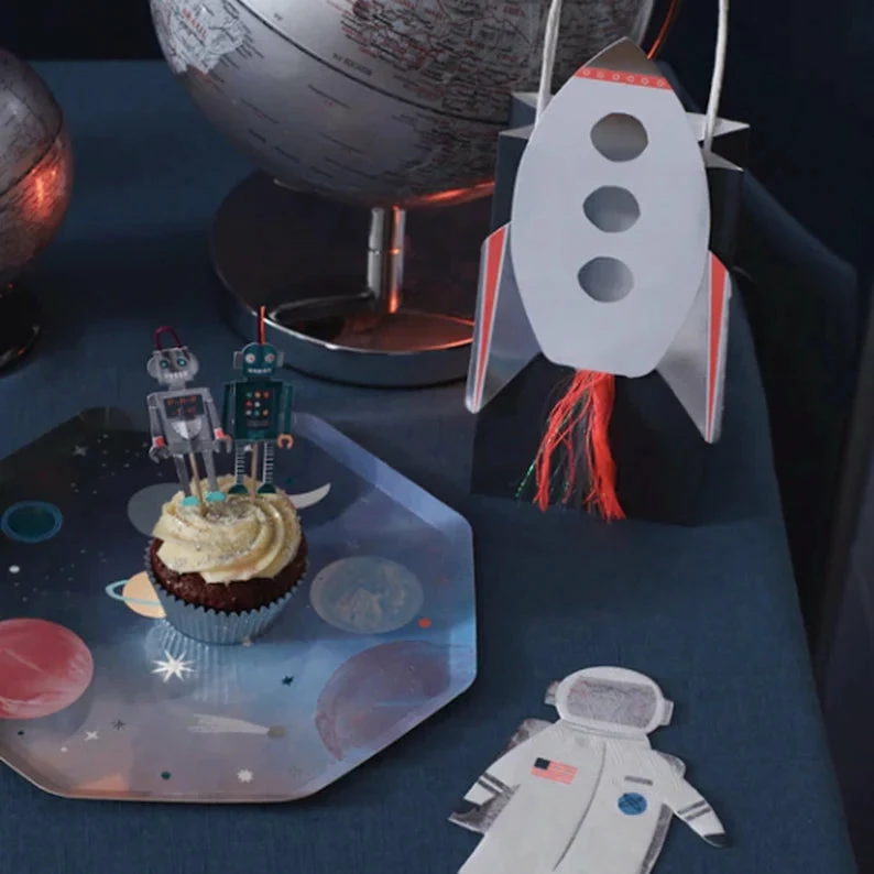 Meri Meri Party Favour/Party Bags Rocket Party Bags- 8Pk 7 Meri Meri Party Favour/Party Bags Rocket Party Bags- 8Pk