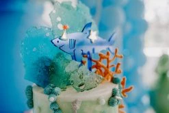 Kiki Sprinkles Cake Toppers Party Shark Cake Topper