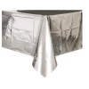 Favor Lane WEDDINGS Rectangle Metallic Silver Tablecover