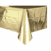 Favor Lane Rectangle Metallic Gold Tablecover