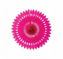 Favor Lane WEDDINGS Paper Fan - Magenta