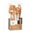 Favor Lane Rose Gold Metallic Cutlery Set 32Pk