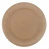 Favor Lane Kraft Paper Plates Plates - Plain Solid Colour