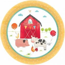 Favor Lane Barnyard Small Paper Plates