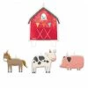 Favor Lane Candles Barnyard Party Candle Set