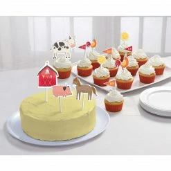 Favor Lane Barnyard Party Cake Topper Kit Cake Toppers