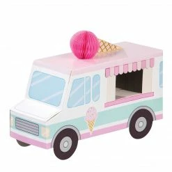 Favor Lane Ice Cream Truck Centrepiece Honeycomb Decorations