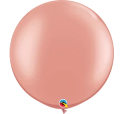 Qualatex WEDDINGS 75cm Jumbo Round Balloon - Rose Gold