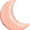 Favor Lane Jumbo Rose Gold Foil Crescent Moon Balloon