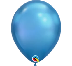 Favor Lane 30cm Chrome Blue Balloon 30cm Plain Latex Balloons
