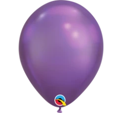 Favor Lane 30cm Chrome Purple Balloon 30cm Plain Latex Balloons