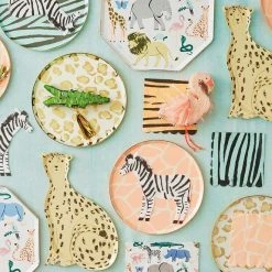 Meri Meri Party TABLEWARE Safari Animal Dinner Plates - 8 Pack