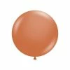 Tuftex 60cm Round Latex Balloons 60cm Jumbo Round Balloon - Burnt Orange