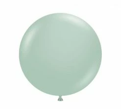 Tuftex 60cm Round Latex Balloons 60cm Jumbo Round Balloon - Empower Mint