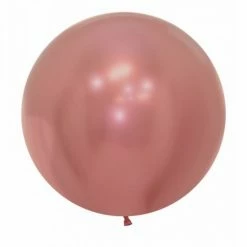 Favor Lane 60cm Round Latex Balloons 60cm Reflex Rose Gold Round Balloon