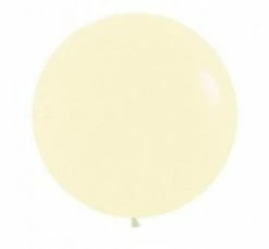 Favor Lane 60cm Round Balloon - Pastel Matte Yellow