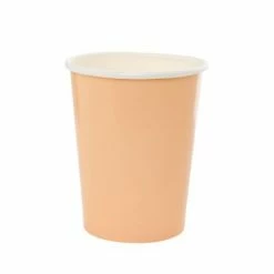 Five Star Party Co Wedding Tableware Classic Pastel Peach Cups