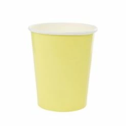 Favor Lane Classic Pastel Yellow Paper Cups