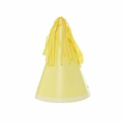 Five Star Party Co Tassel Party Hats 10 Pack - Classic Pastel Yellow