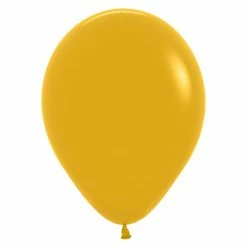 Sempertex 30cm Plain Latex Balloons 30cm Fashion Mustard Balloon