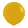 Sempertex 60cm Jumbo Round Balloon - Fashion Mustard 60cm Round Latex Balloons