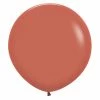 Favor Lane 60cm Round Latex Balloons 60cm Jumbo Round Balloon - Terracotta