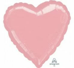 Favor Lane Light Pink Foil Heart Balloon WEDDINGS