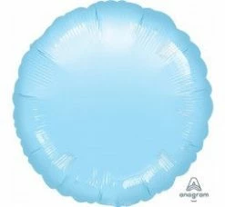Favor Lane Pastel Blue Round Foil Balloon WEDDINGS