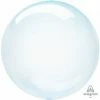 Favor Lane Foil Balloon Balls + Orbz 45cm CLEARZ - Crystal Blue Balloon 1 Favor Lane Foil Balloon Balls + Orbz 45cm CLEARZ - Crystal Blue Balloon