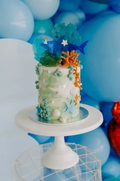 Kiki Sprinkles Cake Toppers Party Shark Cake Topper