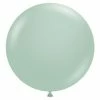 Tuftex 90cm Jumbo Round Balloon - Empower Mint 75cm + 90cm Round Latex Balloons