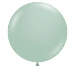 Tuftex 90cm Jumbo Round Balloon - Empower Mint 75cm + 90cm Round Latex Balloons