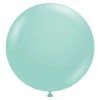 Tuftex 90cm Jumbo Round Balloon - Sea Glass 75cm + 90cm Round Latex Balloons