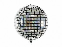 PartyDeco Shape + Novelty Foil Balloons Foil Disco Ball Balloon