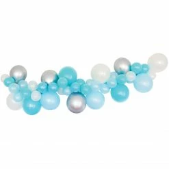Illume Partyware Balloon Garland Kit DIY - Blue + Silver DIY Balloon Garland Kits