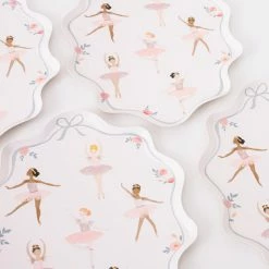 Meri Meri Party Ballerina Paper Plates - 8 Pack