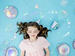 PartyDeco Mermaid Party- Iridescent Party Hats