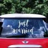 PartyDeco Wedding Day Car Sticker - Just Married Wedding Decorations 1 PartyDeco Wedding Day Car Sticker - Just Married Wedding Decorations