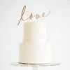 COMMUNICAKE IT Wooden 'love' Cake Topper WEDDINGS