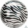 Favor Lane Zebra Print 40cm Orbz Balloon