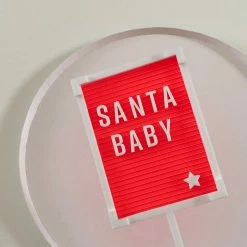 Kiki Sprinkles Letter Board Cake Topper - SANTA BABY Cake Toppers