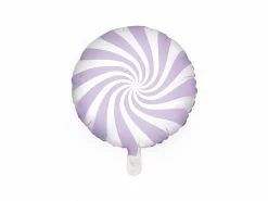 PartyDeco Candy Swirl Balloon - Lilac