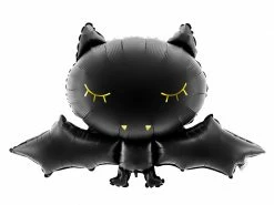 PartyDeco Foil Black Bat Balloon