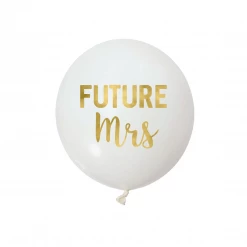 The Little Party Event Co Bridal Shower/Hens Party Future Mrs - Vinyl Balloon Stickers