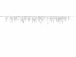 PartyDeco Feather Garland - White
