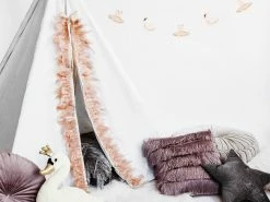 PartyDeco Feather Garland - White